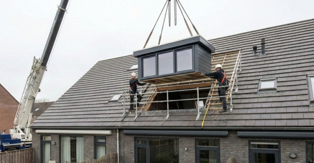 Dakkapel in Deventer - Prefab dakkapel